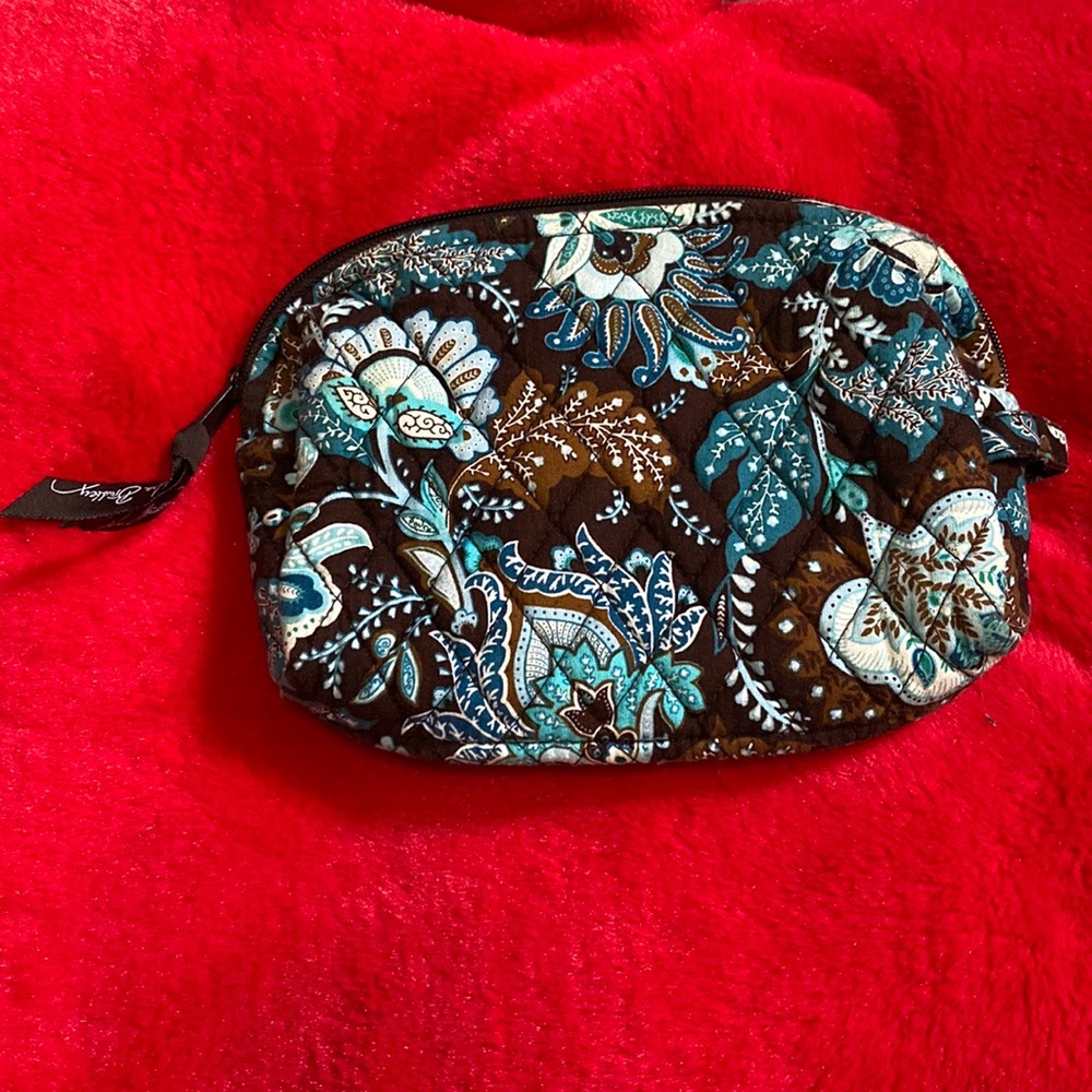 Vera Bradley retired Blue Java cosmetic bag